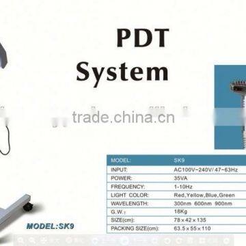 2016 New product SK9 wholesale portable pdt led light beauty machine