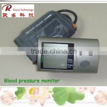 Upper arm electronic blood pressure monitor
