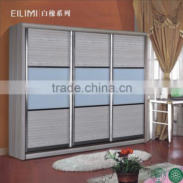 Environmentally wall wardrobe with sliding wardrobe door mechanism