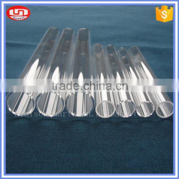 clear UVC quartz glass tube