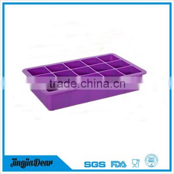 15 cubes sprouts silicone freezer tray /custom silicone ice cube tray