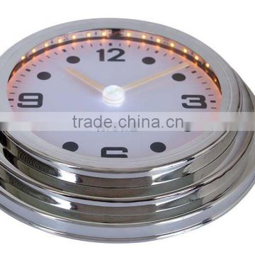 New products! LED 15 inch round wall neon light wall clock