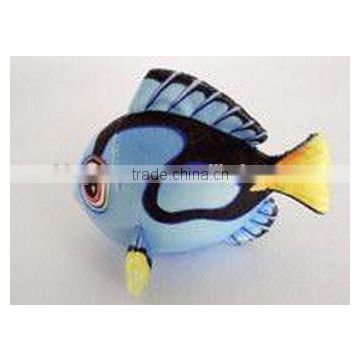 factory wholesale realistic 3D plush blue crane stuffed animal toy plush animal fish toy blue crane soft toy