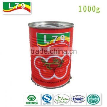 1000g caned tomato paste brix 28-30%