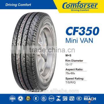 chinese mini van tubeless car tyre CF350 185/70R14C