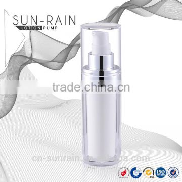 Professional wholesale high class high quality color customized PMMA silk print lotion pump bottle 50ml