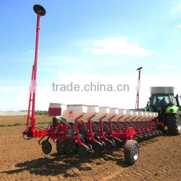 12 Rows pneumatic seeder in agriculture
