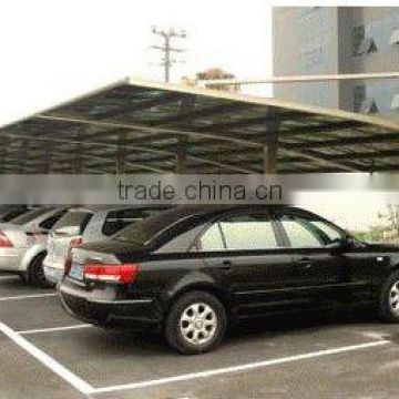 steel structure polycarbonate hollow coated car shed/canopy/garage NEW!!!