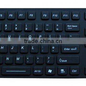 rugged and waterproof Industrial silicone Keyboard JH-IKB105 USB and PS/2 105 keys keyboard
