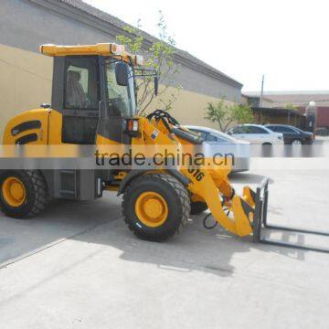 1.6ton small snow blower loader zl16 with CE