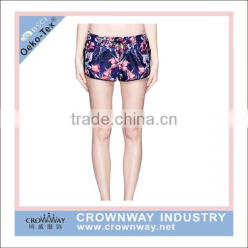 Wholesale Women UV Blocking Athleti Ccrossfit Shorts With Sublimation Print