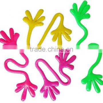 TPR plastic Sticky hand toy For Kids Novelty Toys Sticky Hand palm