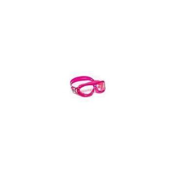 Anti-fog & UV protection pink color swimming goggles for junior, children, kids