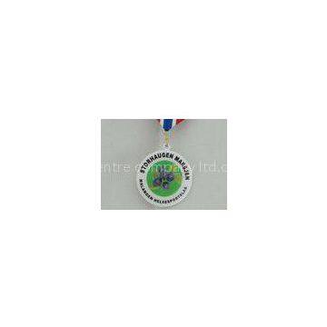 University Custom Awards Medals , Brass Offset Printing Round Medal