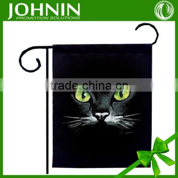 shaoxing xiangying brand high quality sublimation printed double sides cloth custom garden flags