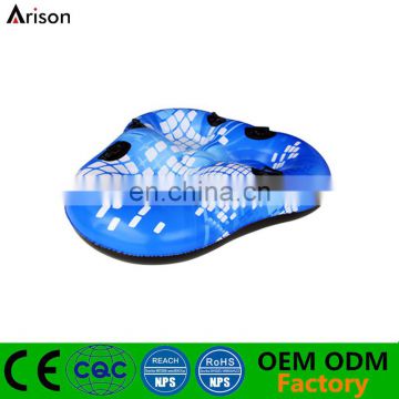 Inflatable triangle snow board for 3 people inflatable ski tube inflatable sand ski board with handles