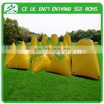 Commercial exciting inflatable paintball bunkers