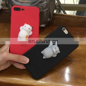 china suppliers pure color cute bear squishy phone case/case phone cover