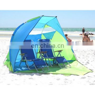 outdoor equipment sun shell waterproof anti-uv portable pop up beach camping tent