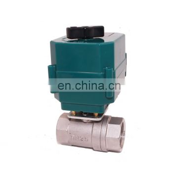 AC220V dn25 dn32 dn40 dn50 inlet electric ball  manual control 2-way motorized water pressure regulator
