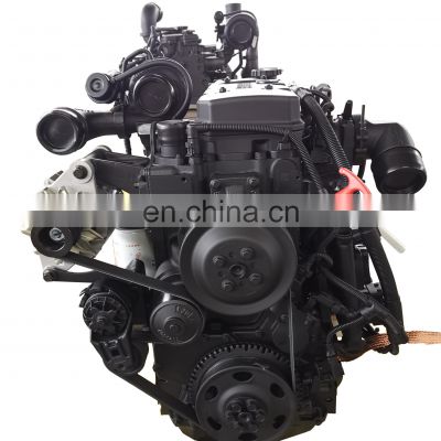 Brand new and hot sale water cooled 4 cylinder QSB4.5 marine diesel engine