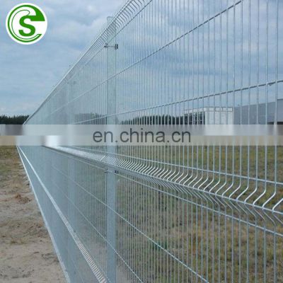 Galvanized Bending fence panel wire mesh fence panels for Benin