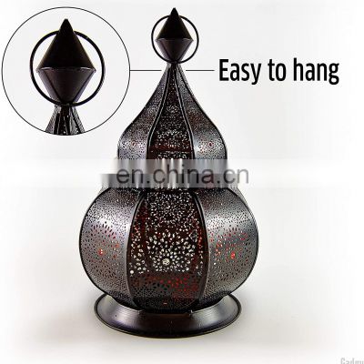 New Style Moroccan candle holder  Metal table Candle Holder Lanterns Lamp With plug For home decor