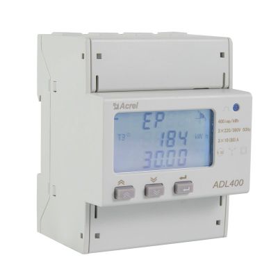 Acrel ADL400 Hot sale Three-phase Miniature Electronic energy meter/10(80)A 1(6)A Watt-Hour Meter with Intelligent Digital Display