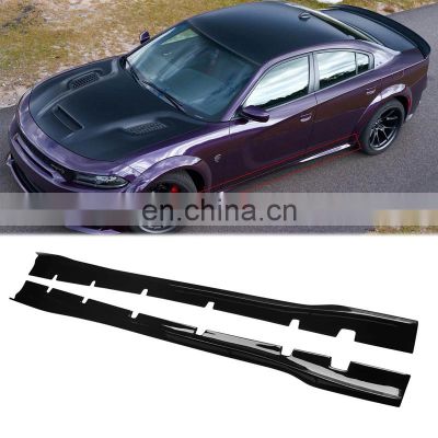 gonna laterale Welcome To Inquiry Price Carbon Fiber side skirts Extension for Dodge Charger 2021