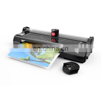 New 3 in 1 flatbed laminator sheets a4 hot and coldlaminator roll to rolllaminator