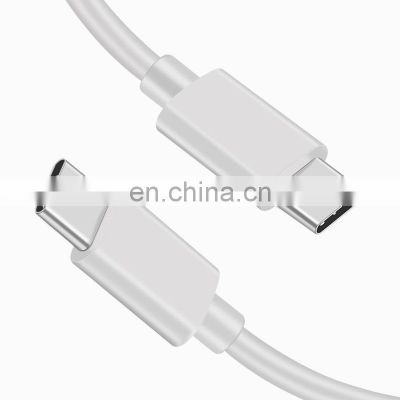 High quality  PD Quick Charging Type C to Type C 3A Fast Charging Cable for Laptop and  Mobile Phone usb Cable