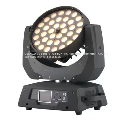 36x10w rgbw 4in1 led zoom moving head light 36 x 10 watt for stage disco