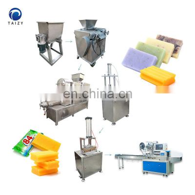 Fully automatic laundry bar soap detergent soap making machine
