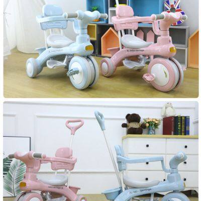 Children's tricycle with music pedal bike