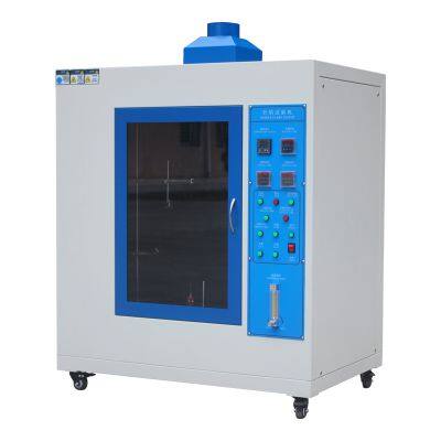 Instrument Flame Resistance Tester Needle Flame Test Chamber Plastic Combustion Testing Machine