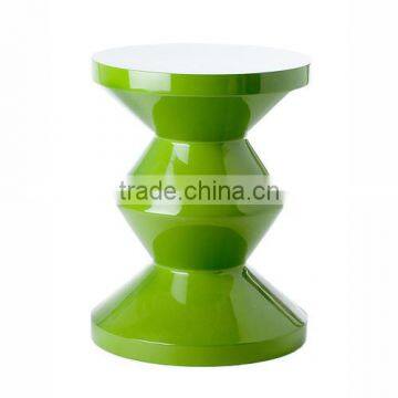 High quality best selling green spun bamboo stool from Vietnam