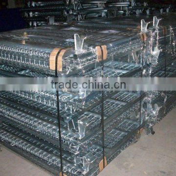 Zinc plated wire mesh container