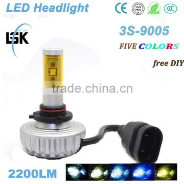 Super Bright waterproof ip65 3S SINGLE BEAM led headlight types for UNIVERSAL Auto /Motorcycle