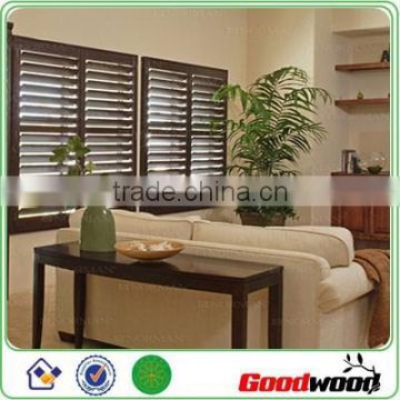 63mm Wide Louvers Basswood Shutters