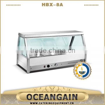 HBX-8A 8 Pan Bain Marie Buffet Food Warmer