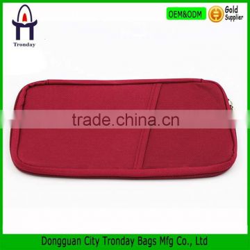 Factory direct price wholesale travel wallet red 600D tactical wallet