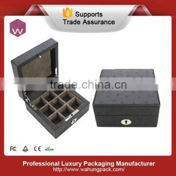 Luxury small gift packing cufflink boxes storage