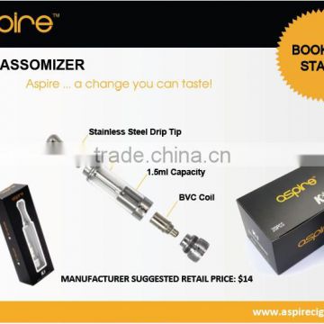 Strong Metallic Feel Aspire K1 Glassomizer 2014 Newly In Stock Hot Sale