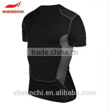 Quick dry China wholesale custom design compression sport running t-shirt