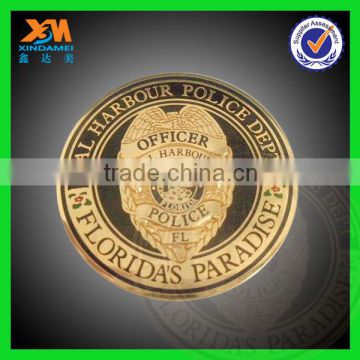 wholesale soft enamel police challenge replica coins for sale (xdm-c357)