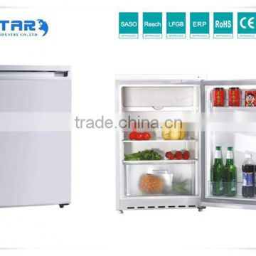 Hot selling VESTAR small refrigerator single door mini freezer 126L