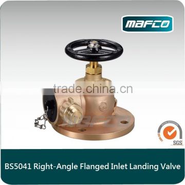 BS5041Bonze Flanged Angle Fire Hydrant Landing Valve