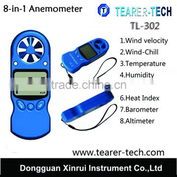 Hotsale! OEM High Quality 8-in-1 Digital Anemometer with barometer 8-in-1 for home and industrial Wholesale in Bulk Price