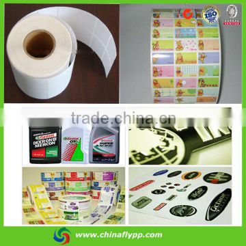 Shanghai FLY 50um semi glossy pp paper Label jumboo Roll for label