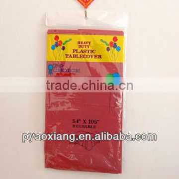 Disposable colorful Tablecloth or Tablecover